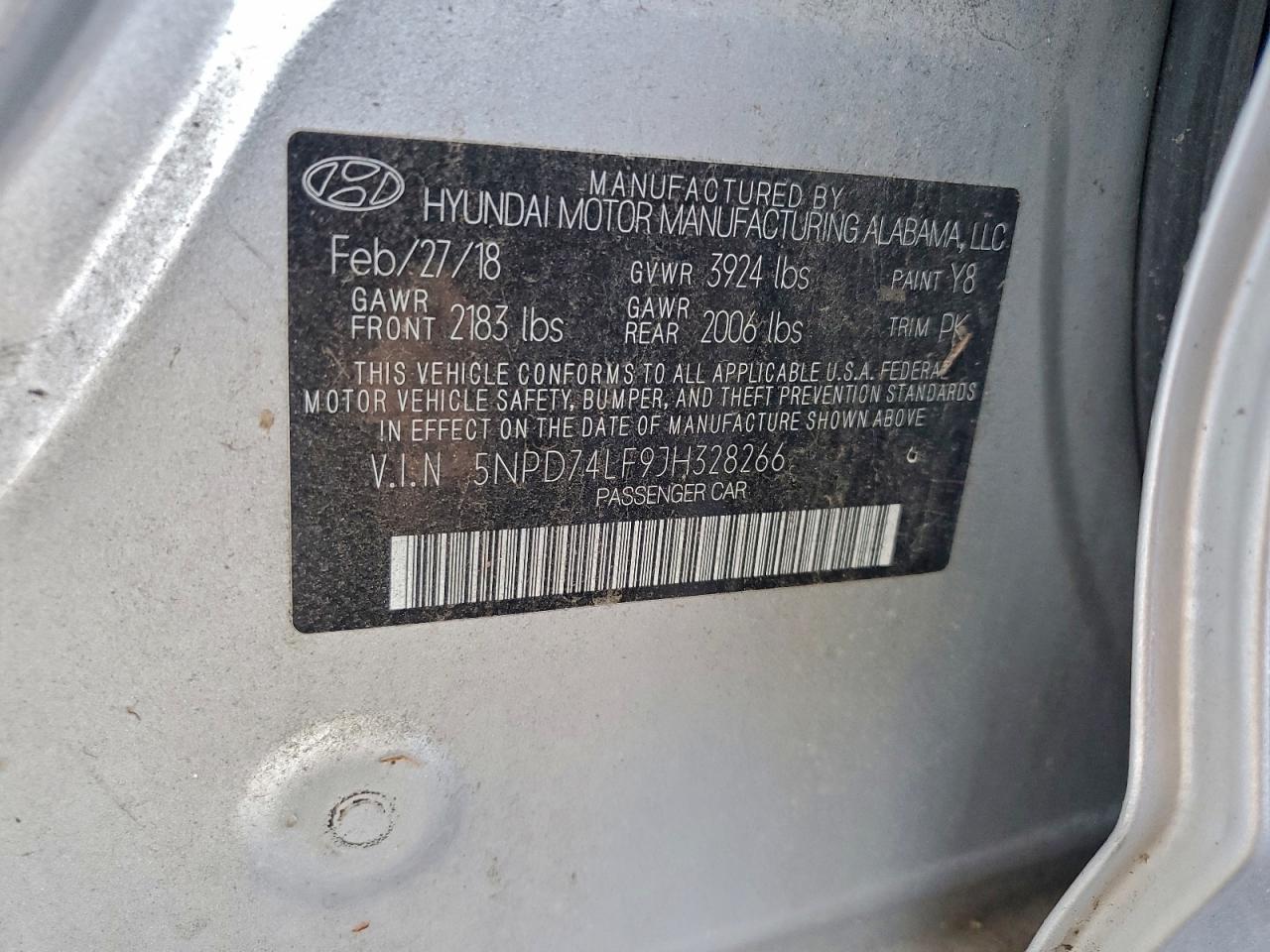 2018 HYUNDAI ELANTRA SE photo 12