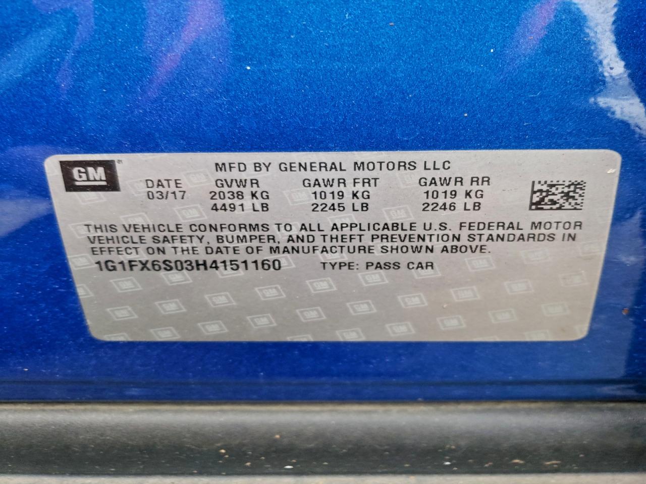 2017 CHEVROLET BOLT EV PREMIER photo 12