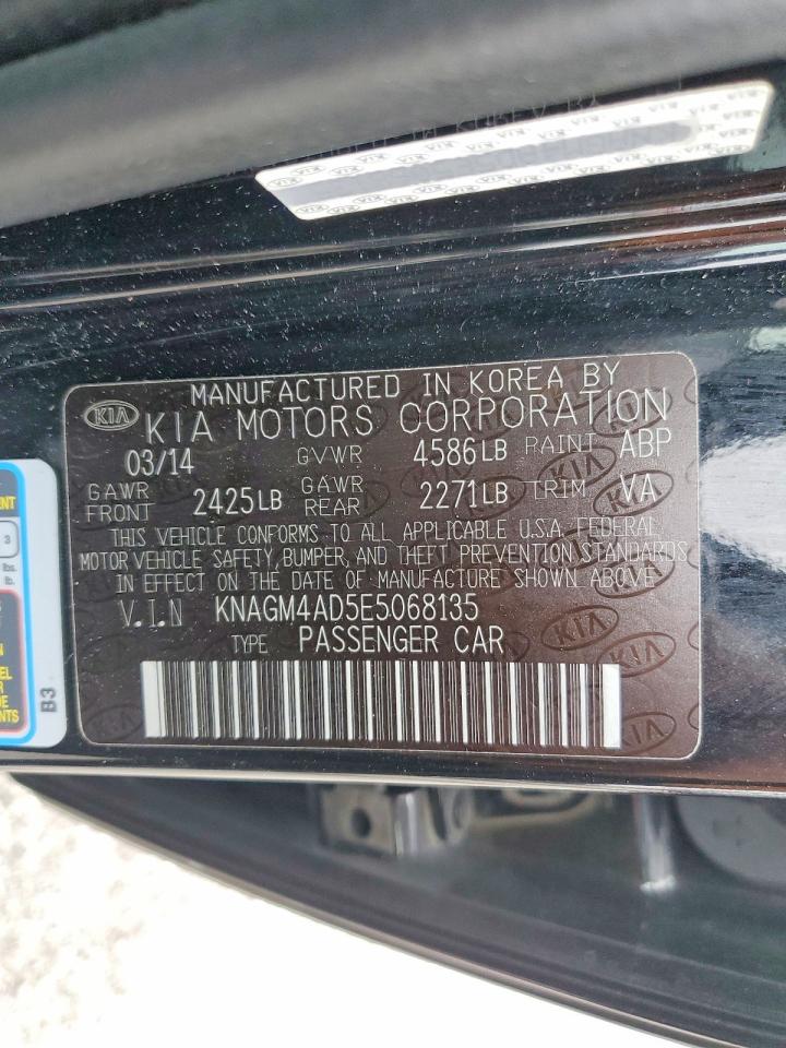 2014 KIA OPTIMA HYBRID photo 13