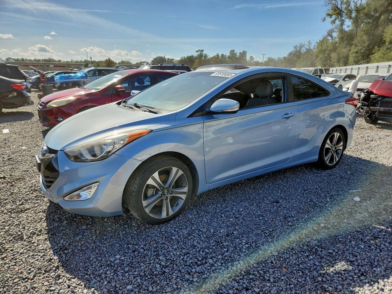 2013 HYUNDAI ELANTRA COUPE GS — SIDE damage — photo 1