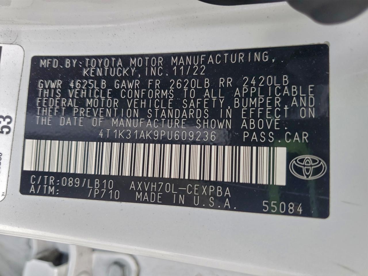 2023 TOYOTA CAMRY XSE photo 37