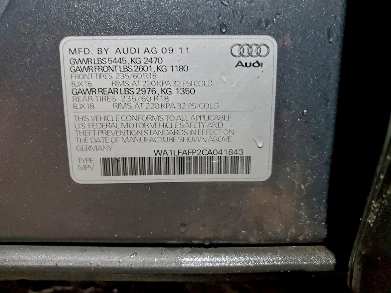 2012 AUDI Q5 PREMIUM PLUS photo 14