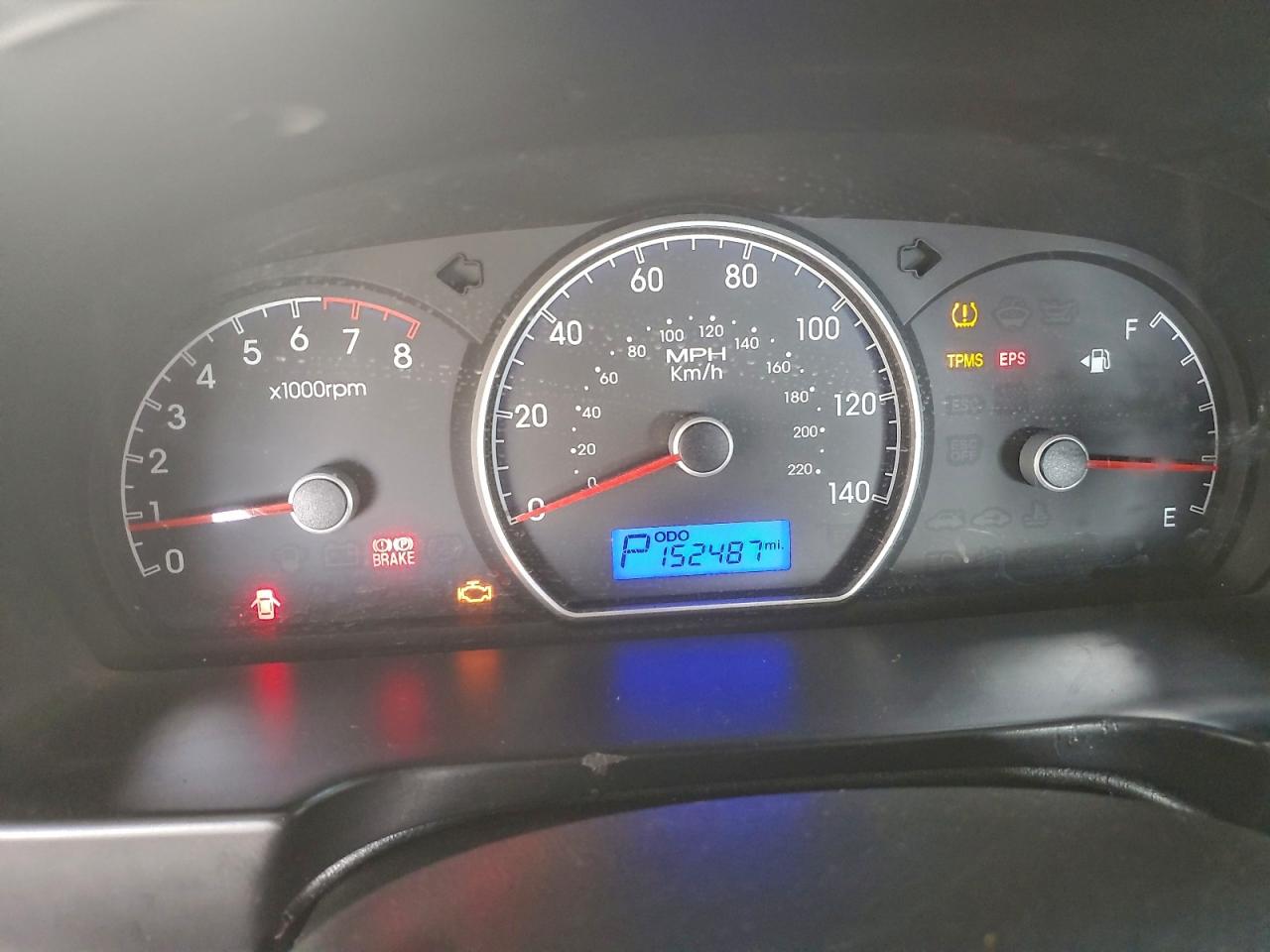 2010 HYUNDAI ELANTRA BLUE photo 9