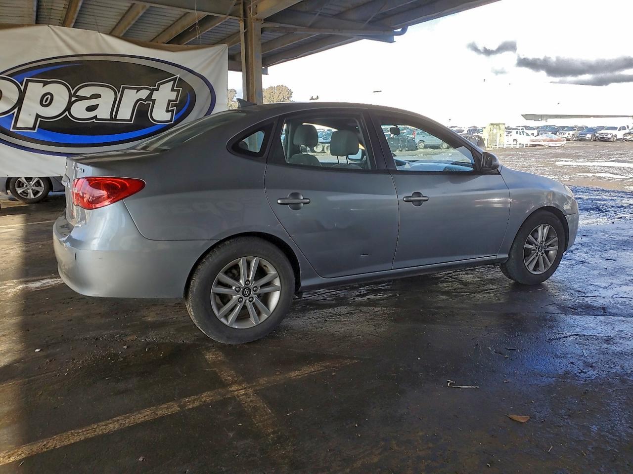 2010 HYUNDAI ELANTRA BLUE photo 3