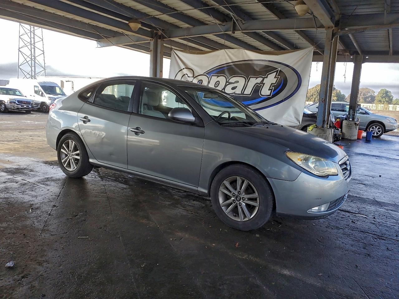 2010 HYUNDAI ELANTRA BLUE photo 4