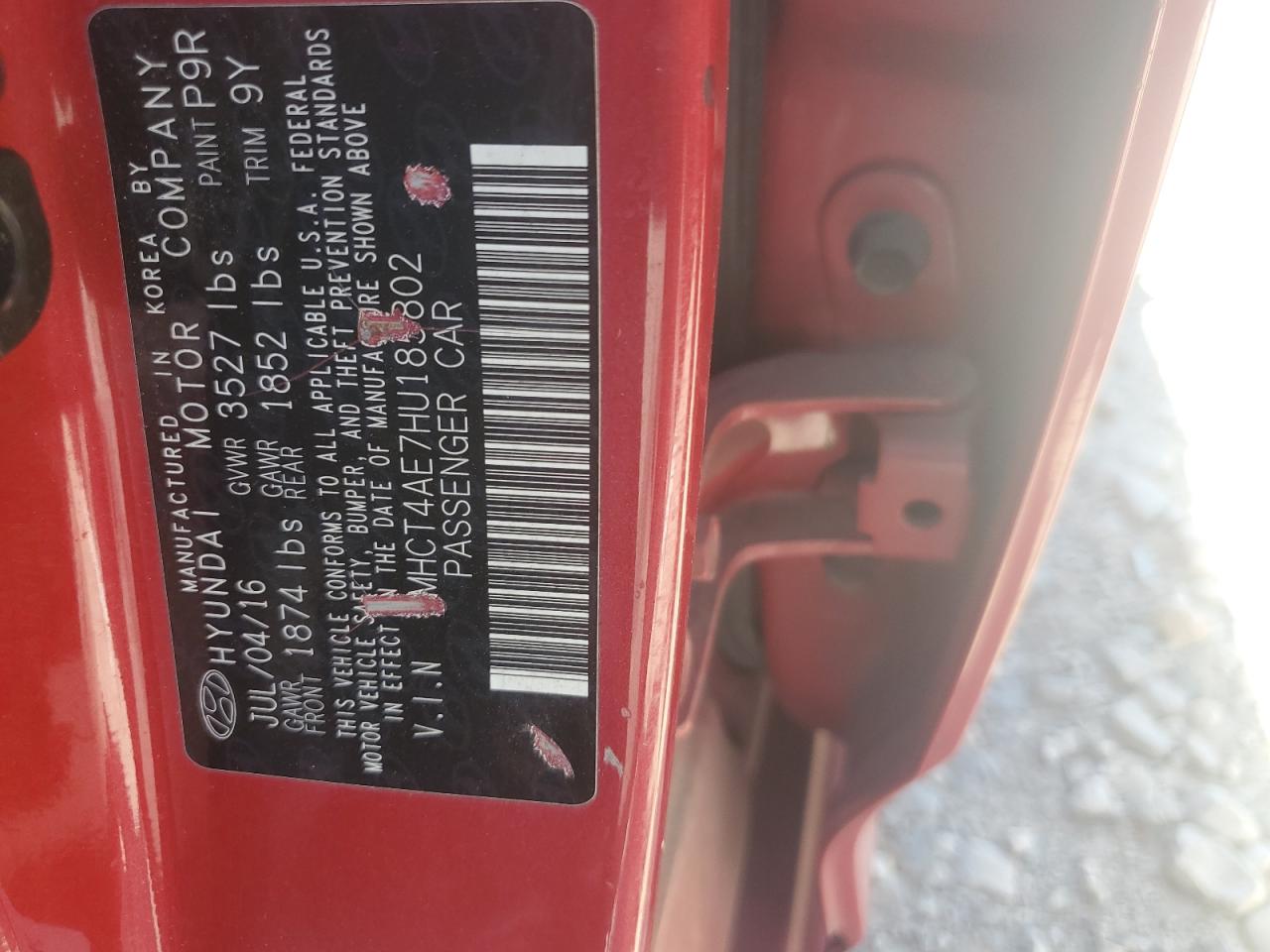 2017 HYUNDAI ACCENT SE photo 12