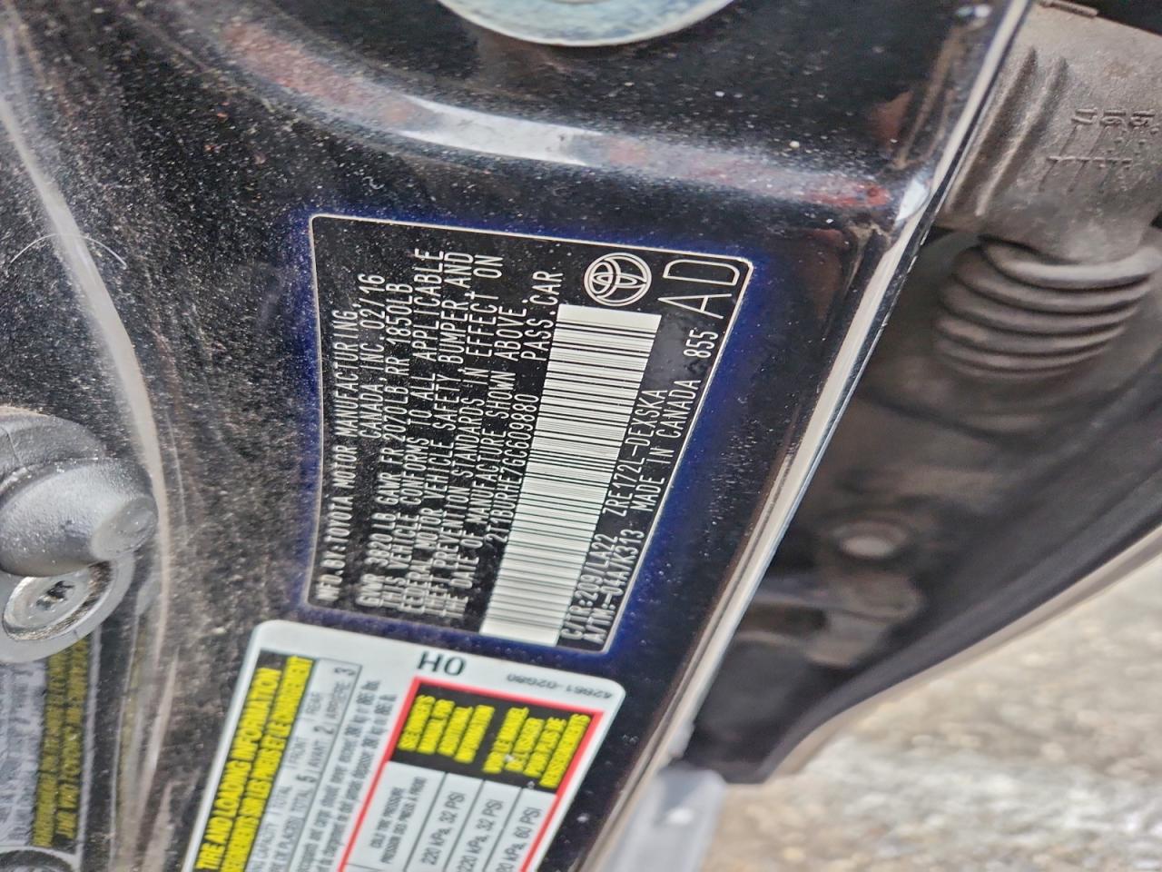 2016 TOYOTA COROLLA L photo 23