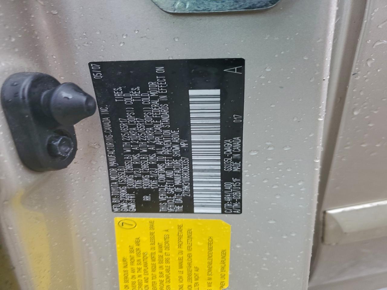 2008 LEXUS RX 350 photo 12