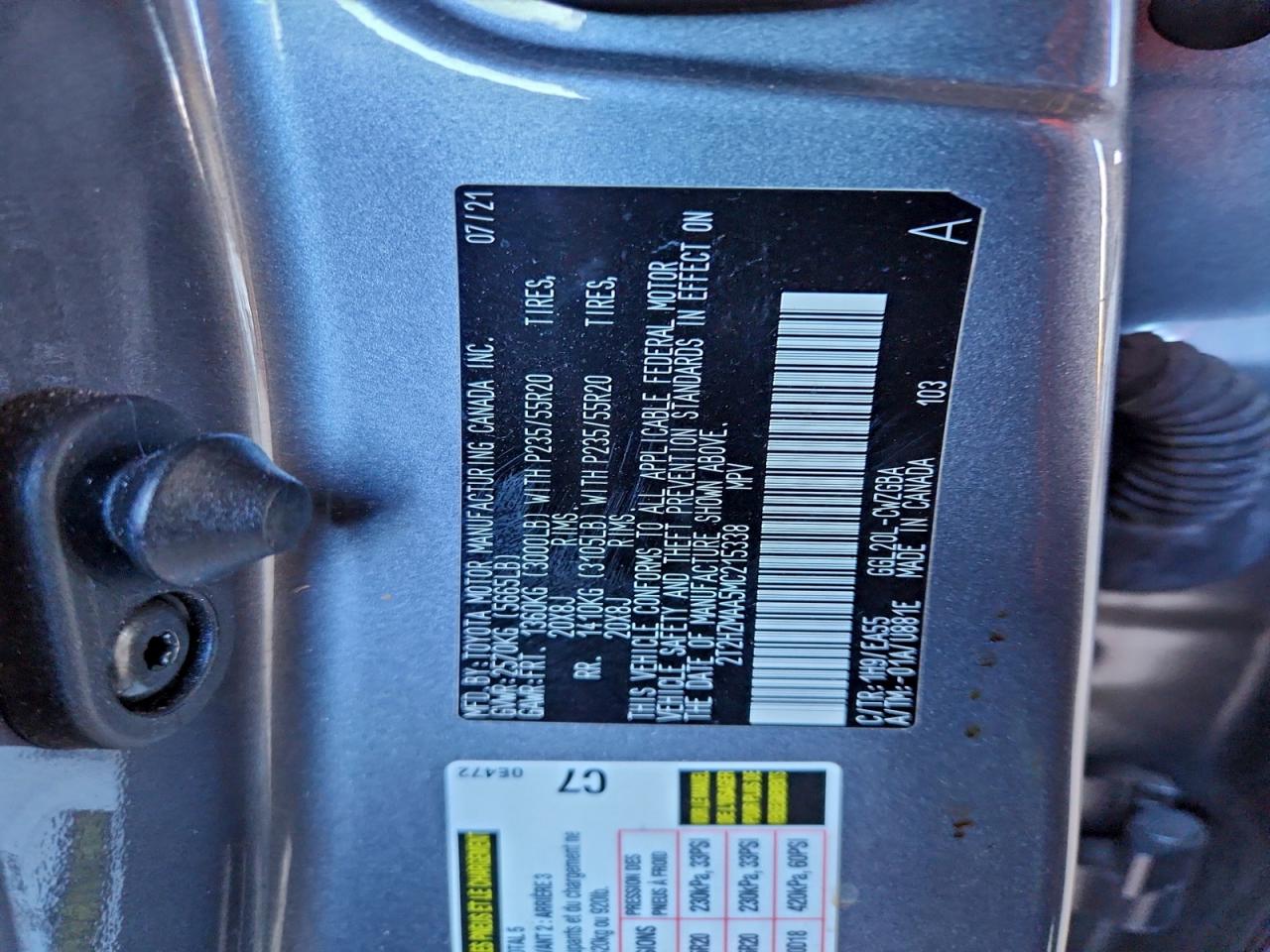 2021 LEXUS RX 350 photo 12