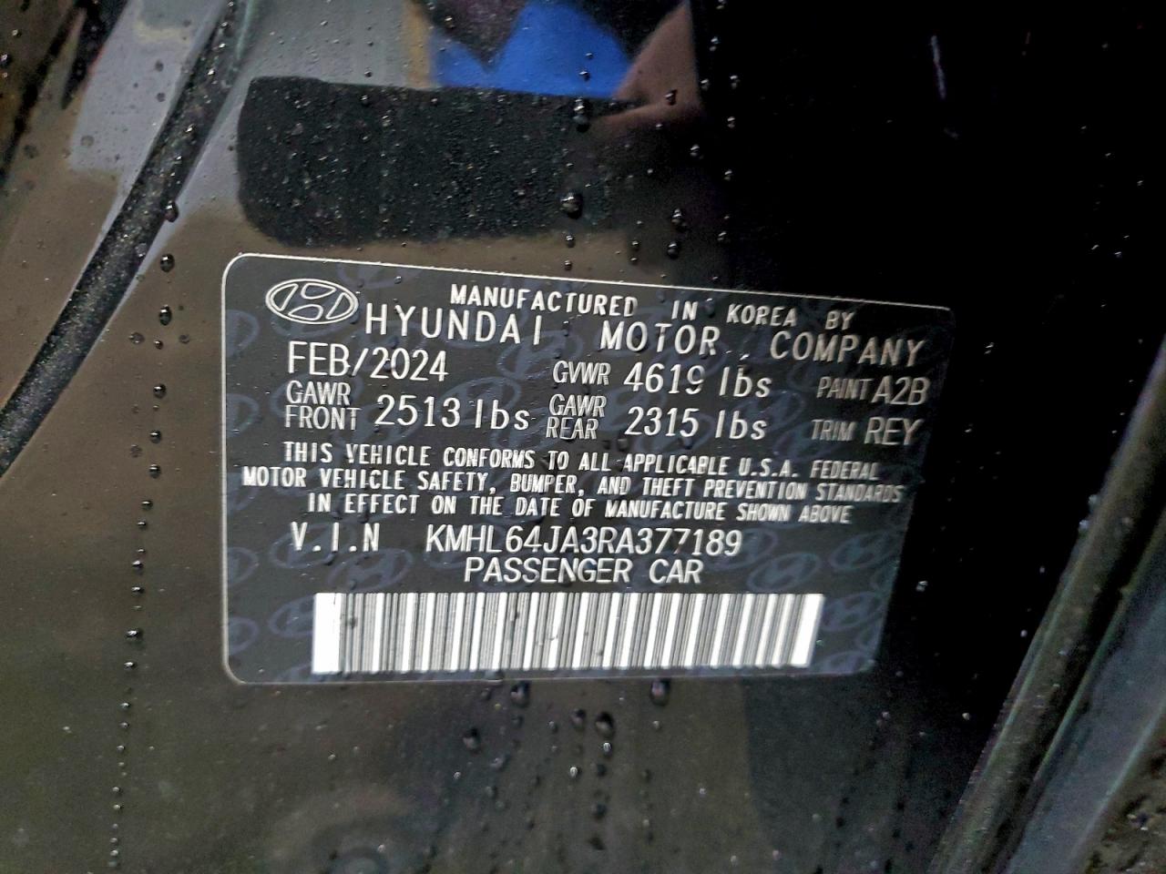 2024 HYUNDAI SONATA SEL photo 12