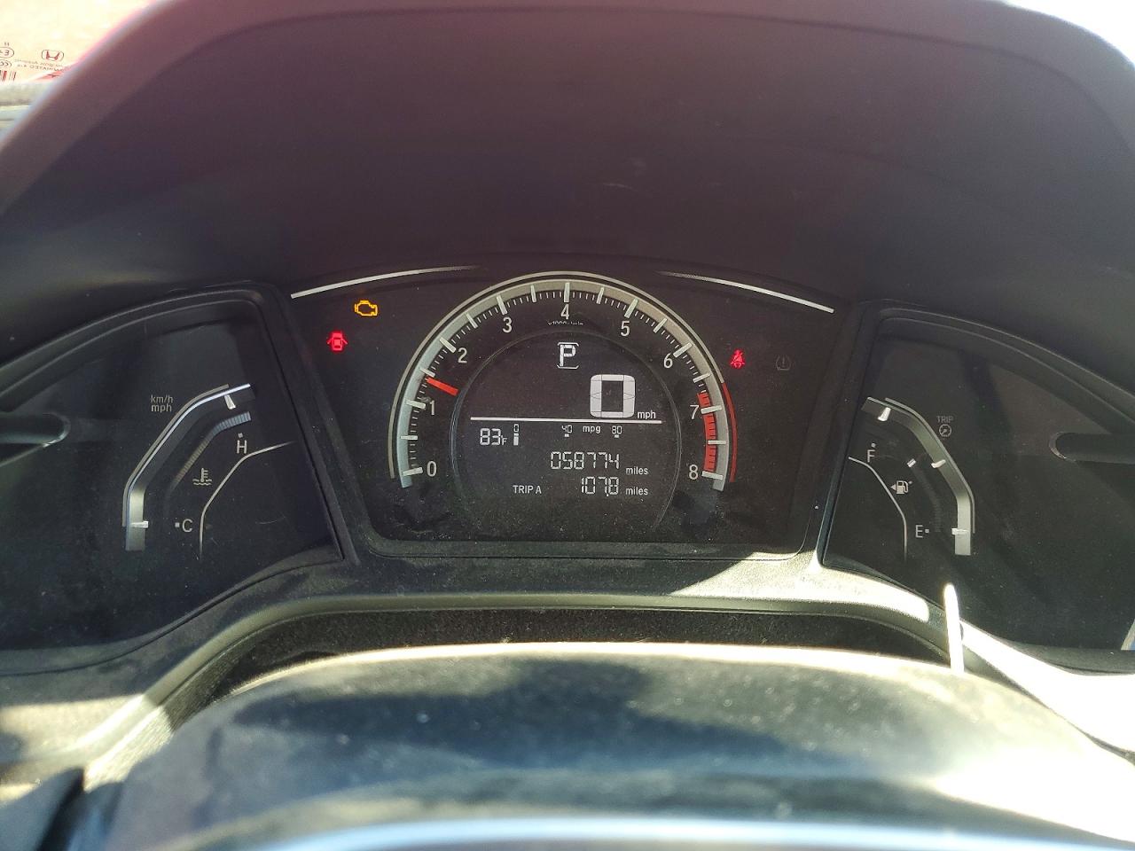 2016 HONDA CIVIC LX photo 9