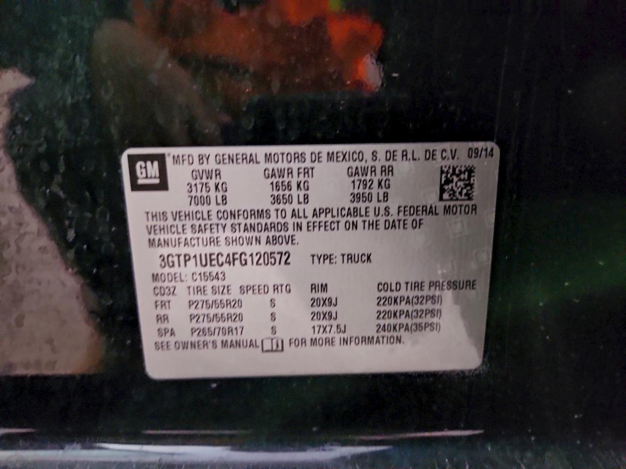 2015 GMC SIERRA C1500 SLE photo 13