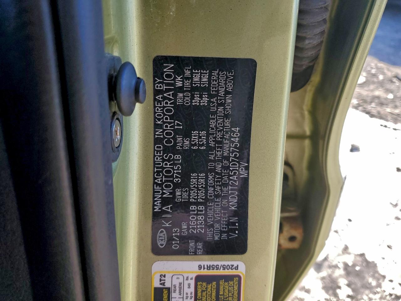 2013 KIA SOUL photo 12