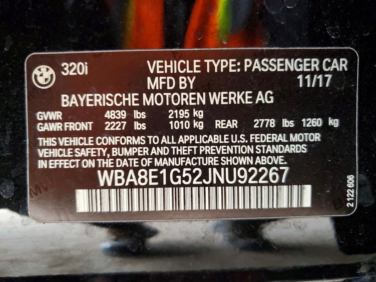 2018 BMW 320 I photo 12