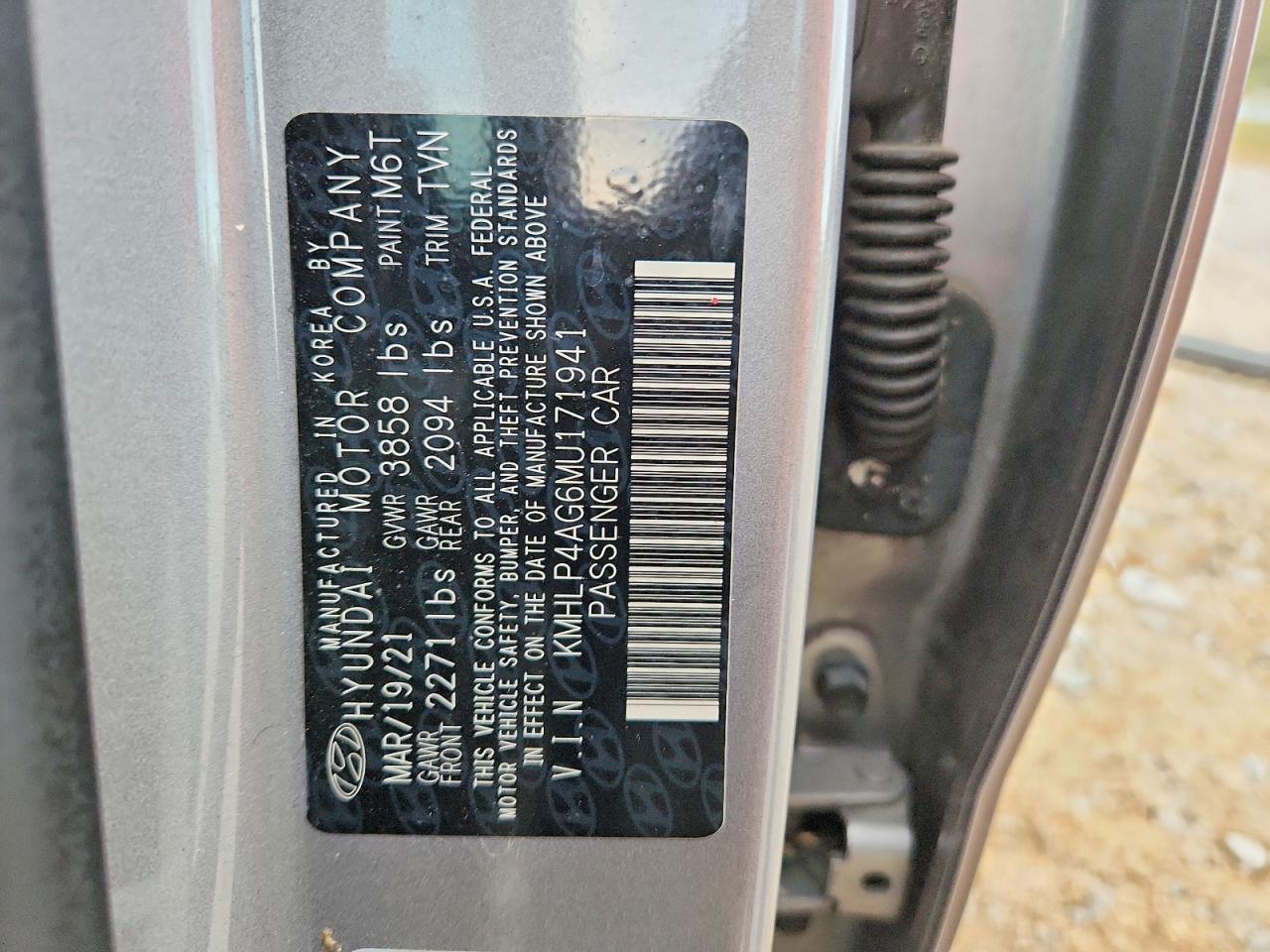2021 HYUNDAI ELANTRA LIMITED photo 13