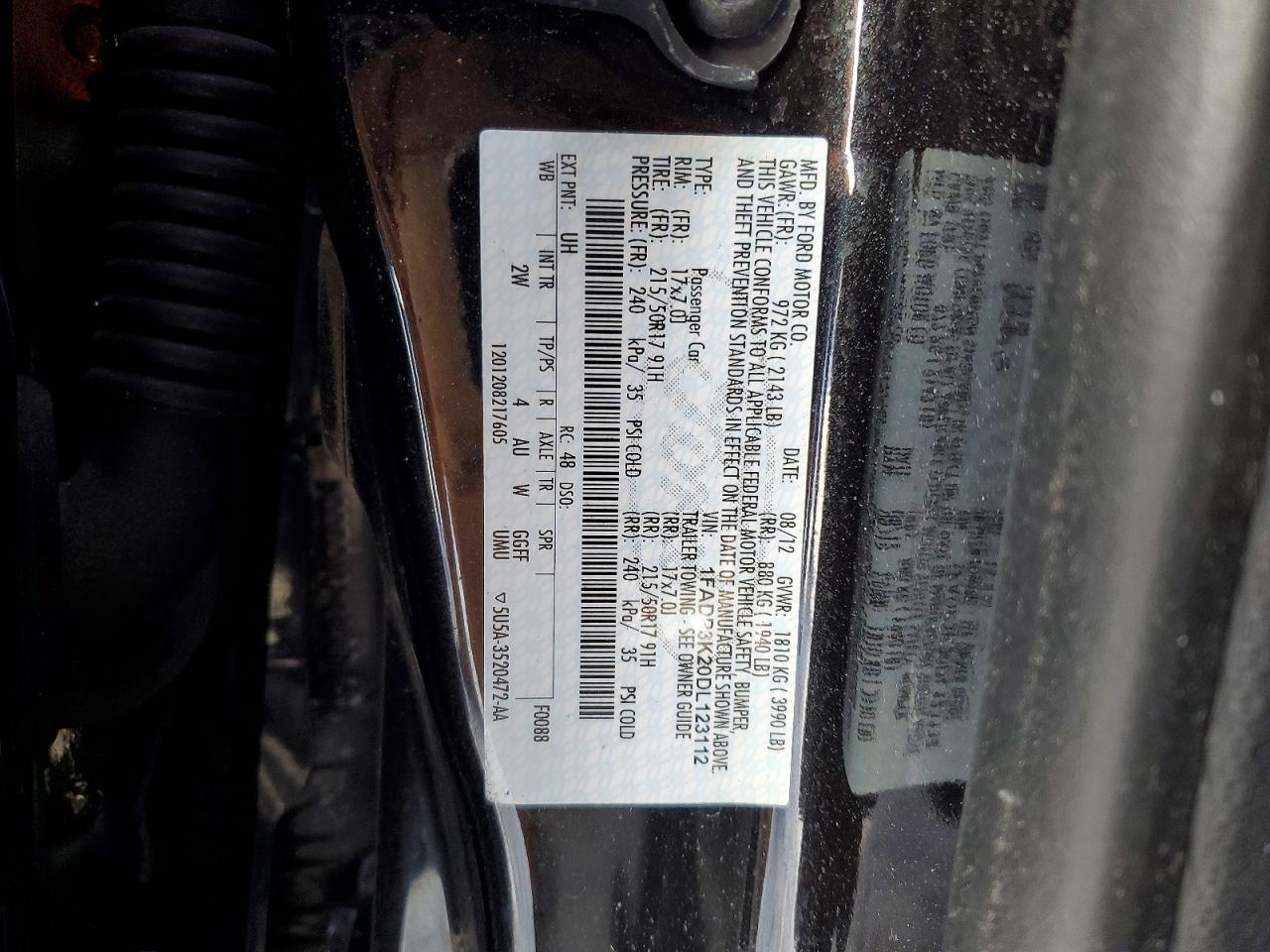 2013 FORD FOCUS SE photo 12