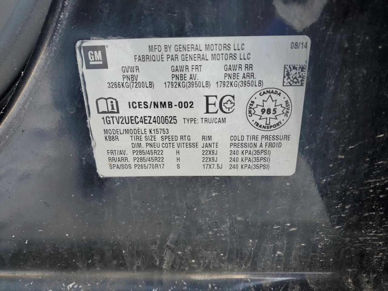 2014 GMC SIERRA K1500 SLE photo 23