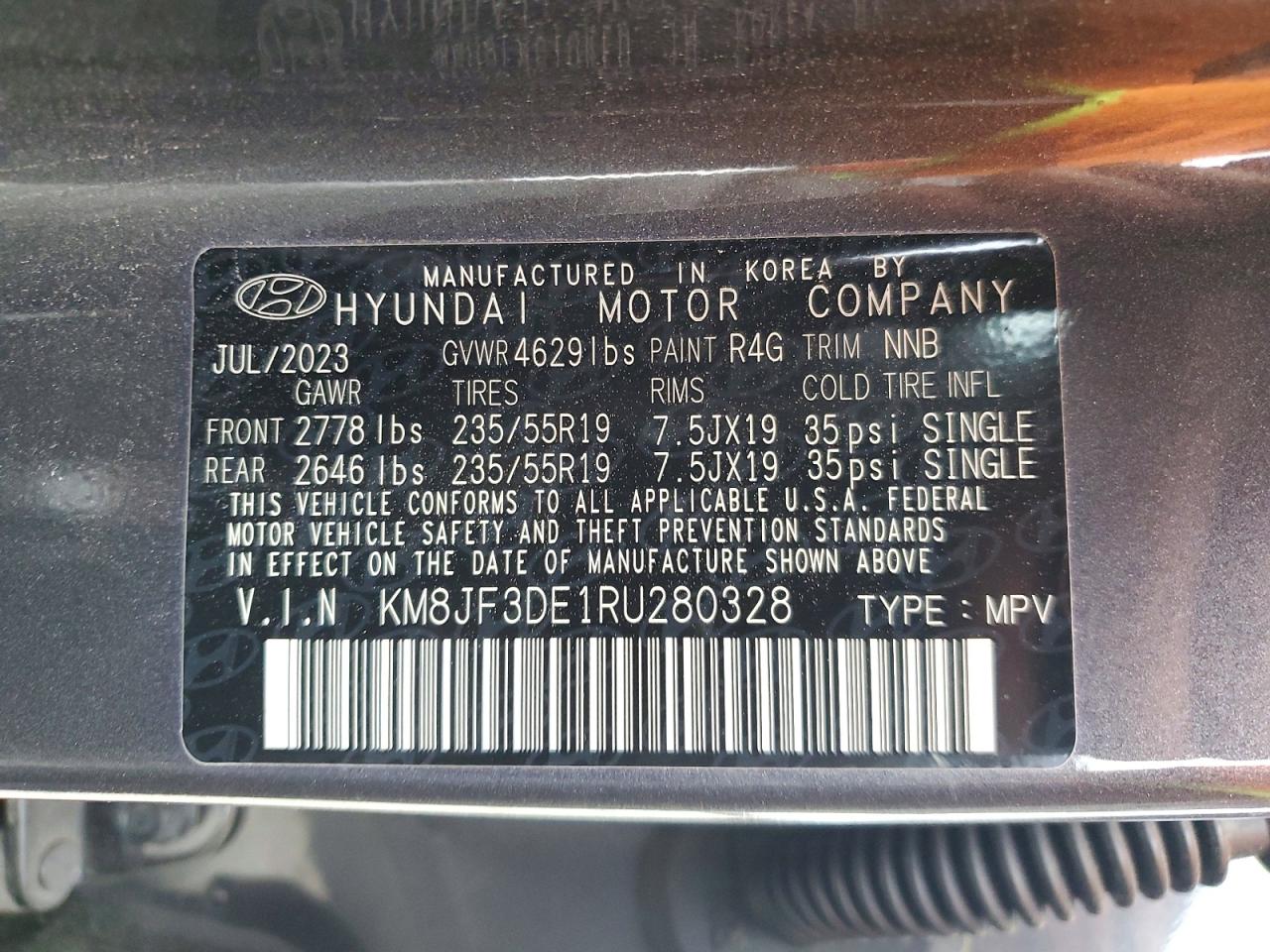 2024 HYUNDAI TUCSON XRT photo 13