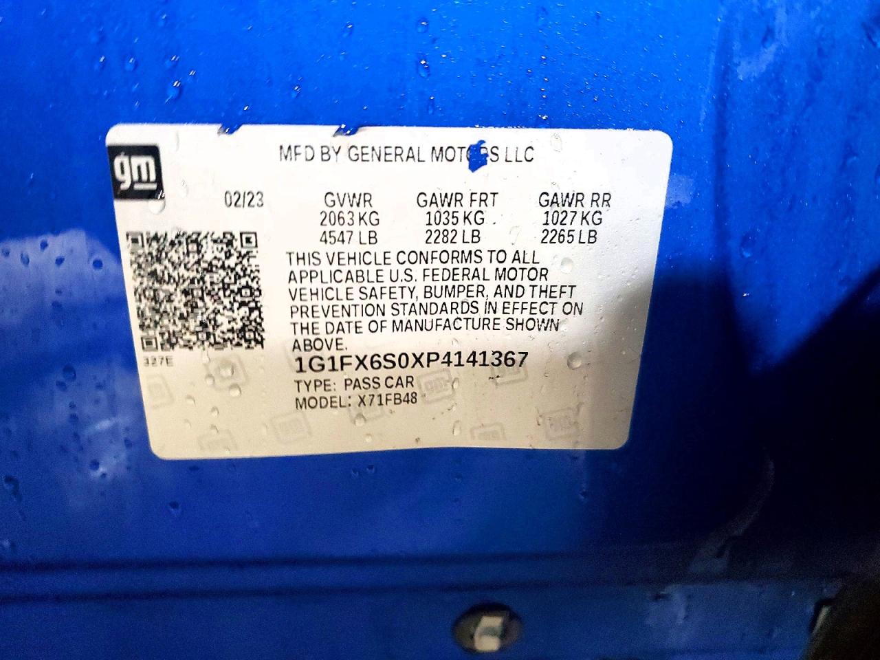 2023 CHEVROLET BOLT EV 2LT photo 13