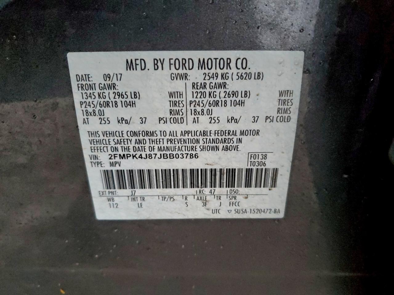 2018 FORD EDGE photo 23