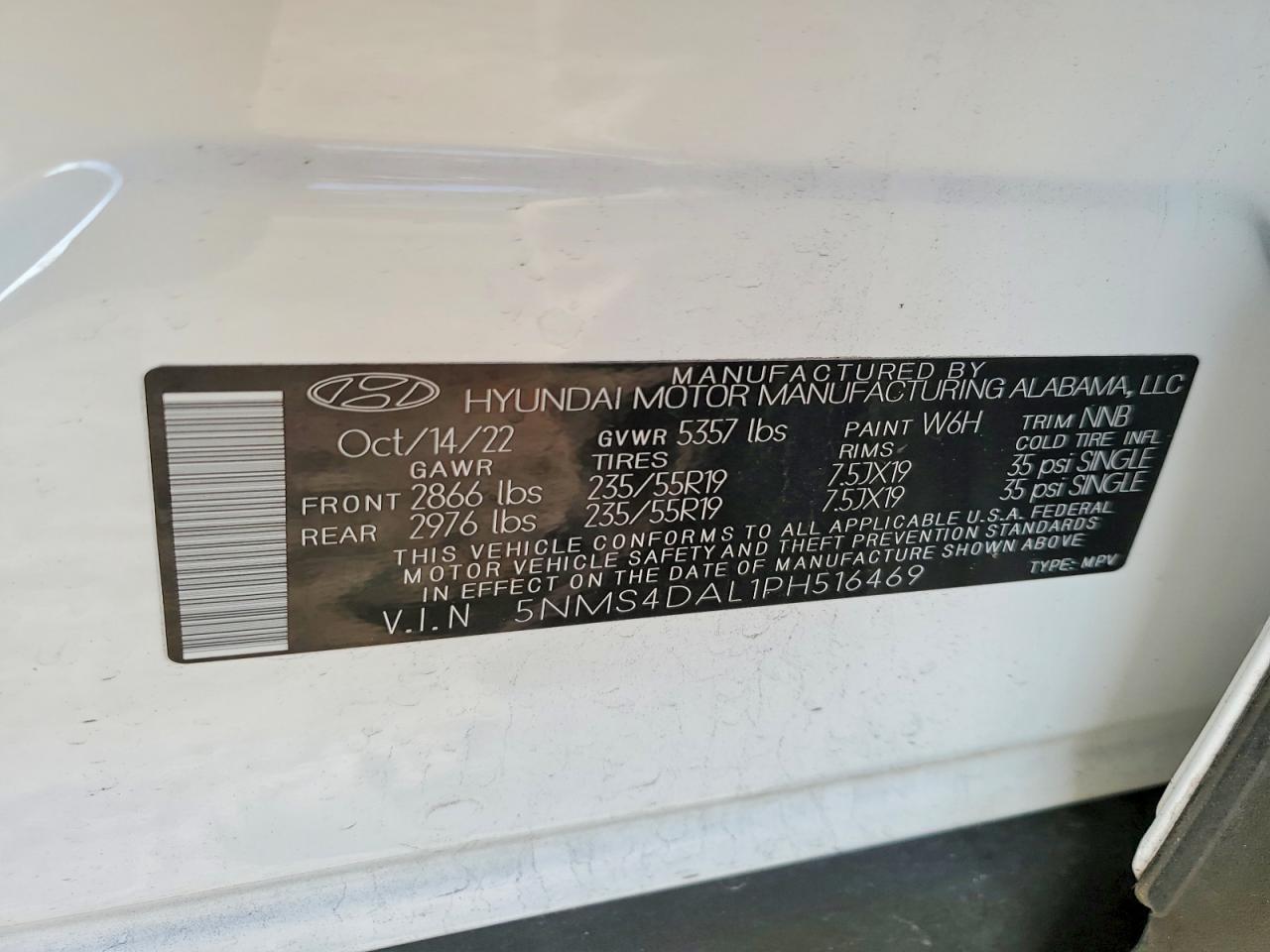 2023 HYUNDAI SANTA FE LIMITED photo 13