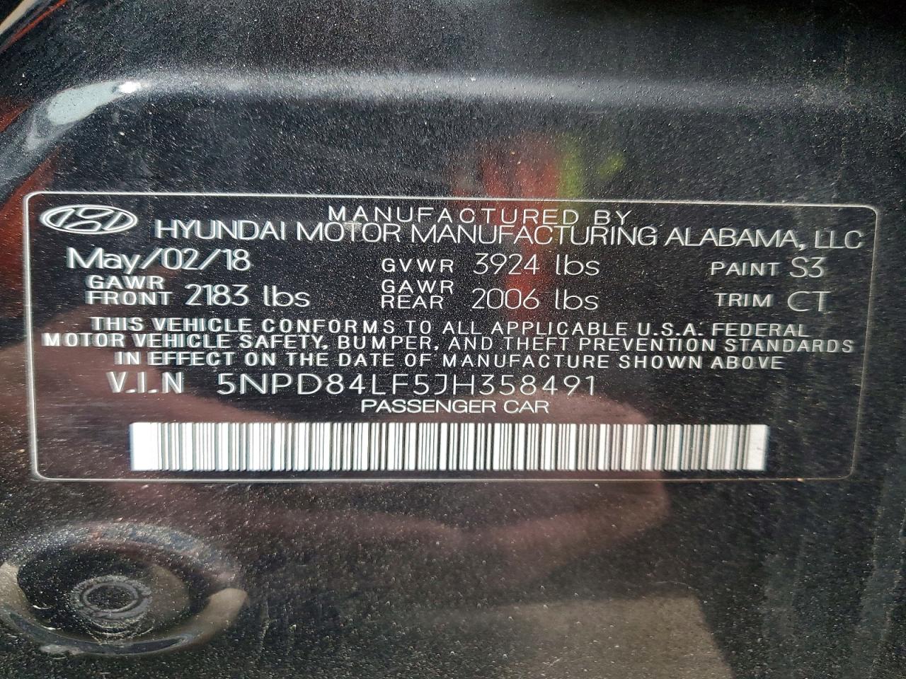 2018 HYUNDAI ELANTRA SEL photo 12