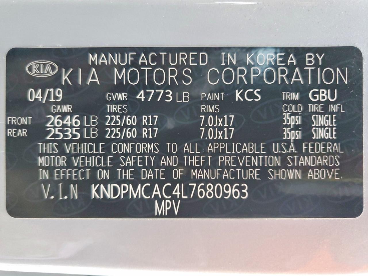 2020 KIA SPORTAGE LX photo 13