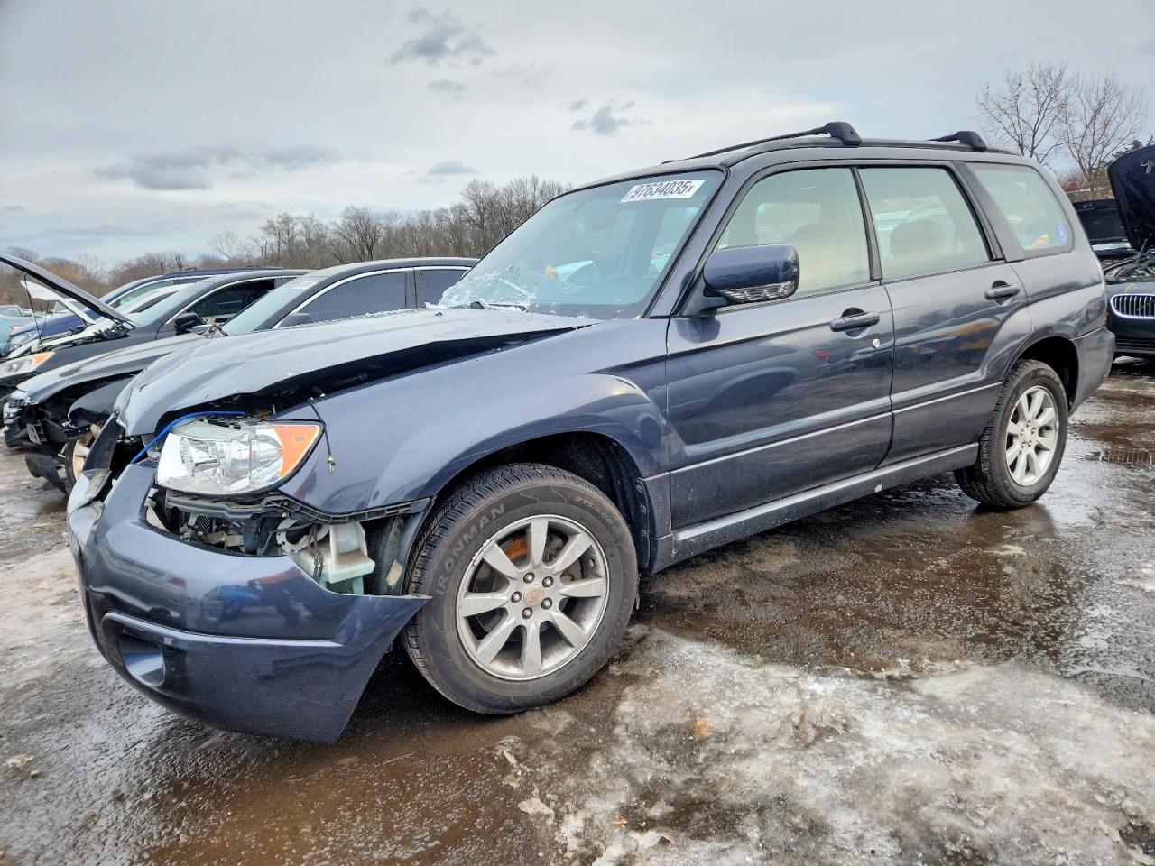 2008 SUBARU FORESTER 2.5X PREMIUM — FRONT END damage — photo 1