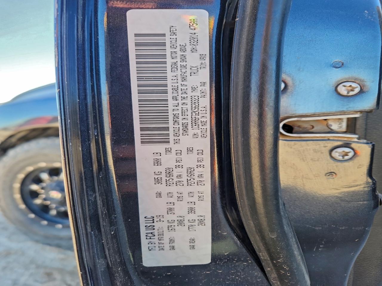 2019 RAM 1500 CLASSIC TRADESMAN photo 12