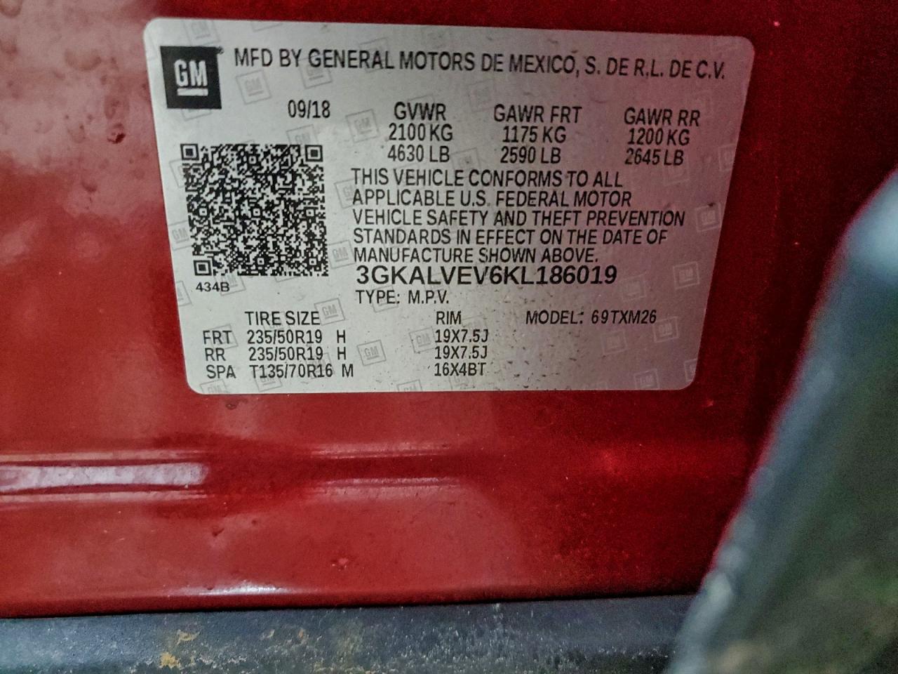 2019 GMC TERRAIN SLT photo 13