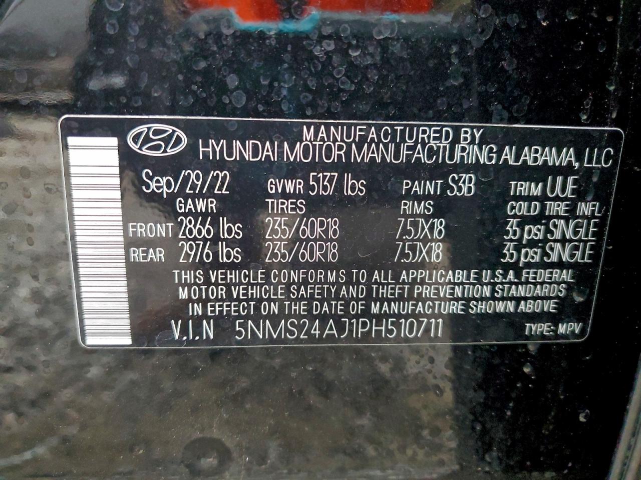 2023 HYUNDAI SANTA FE SEL photo 13