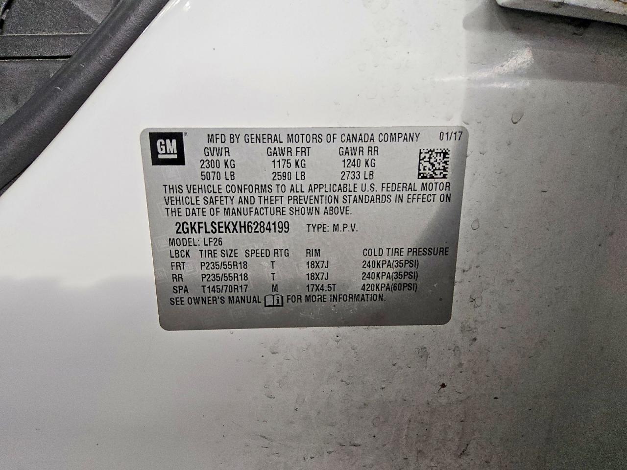 2017 GMC TERRAIN SLE photo 13