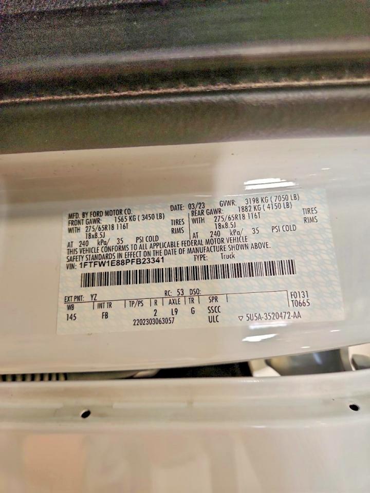 2023 FORD F150 SUPERCREW photo 12