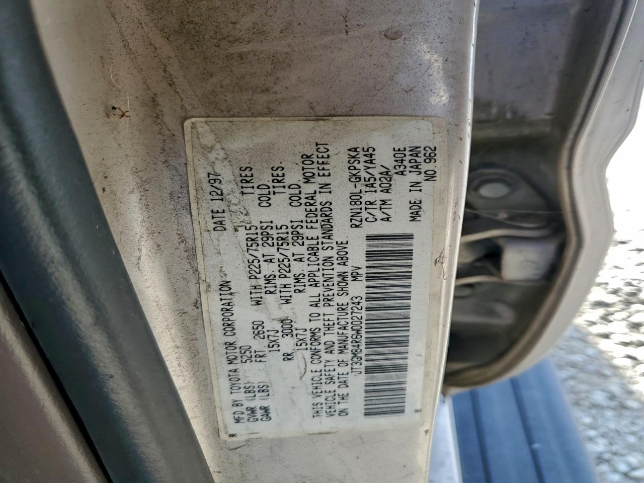 1998 TOYOTA 4RUNNER photo 13