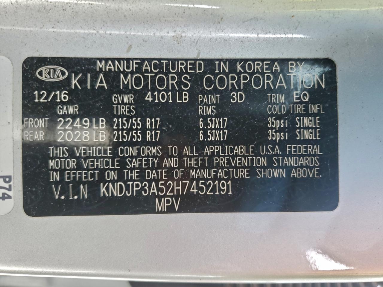2017 KIA SOUL + photo 12