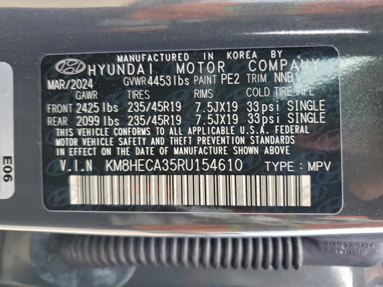 2024 HYUNDAI KONA LIMITED photo 14