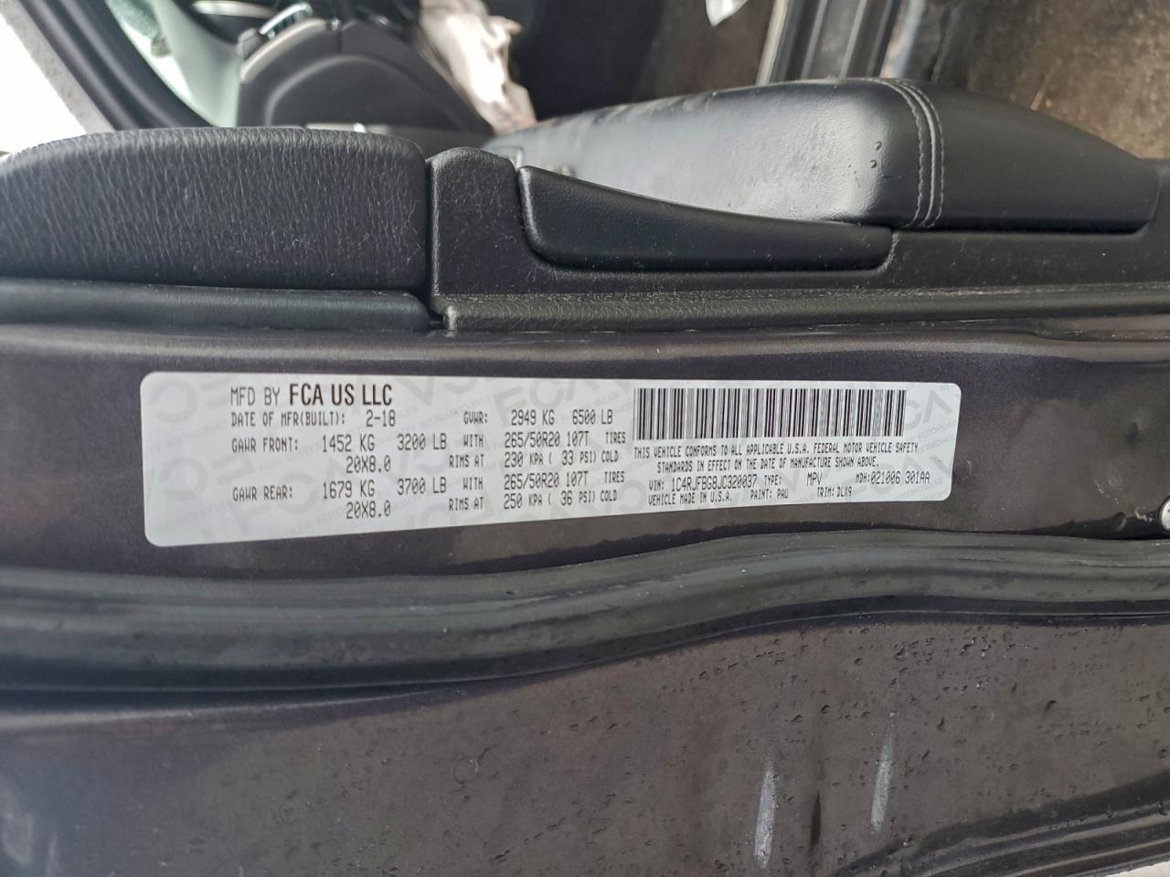 2018 JEEP GRAND CHEROKEE LIMITED photo 25