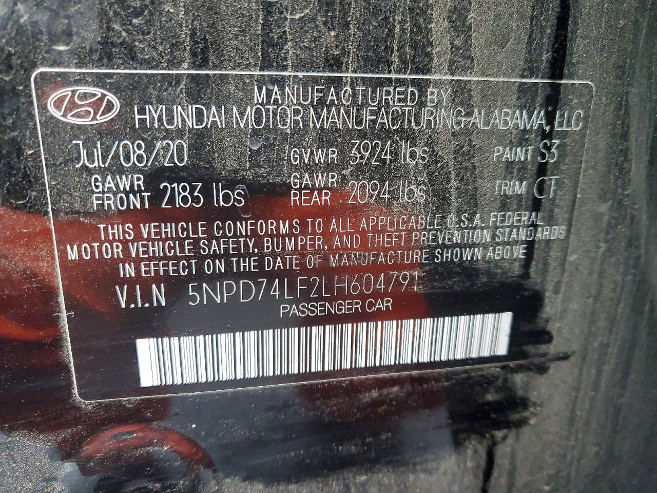 2020 HYUNDAI ELANTRA SE photo 23