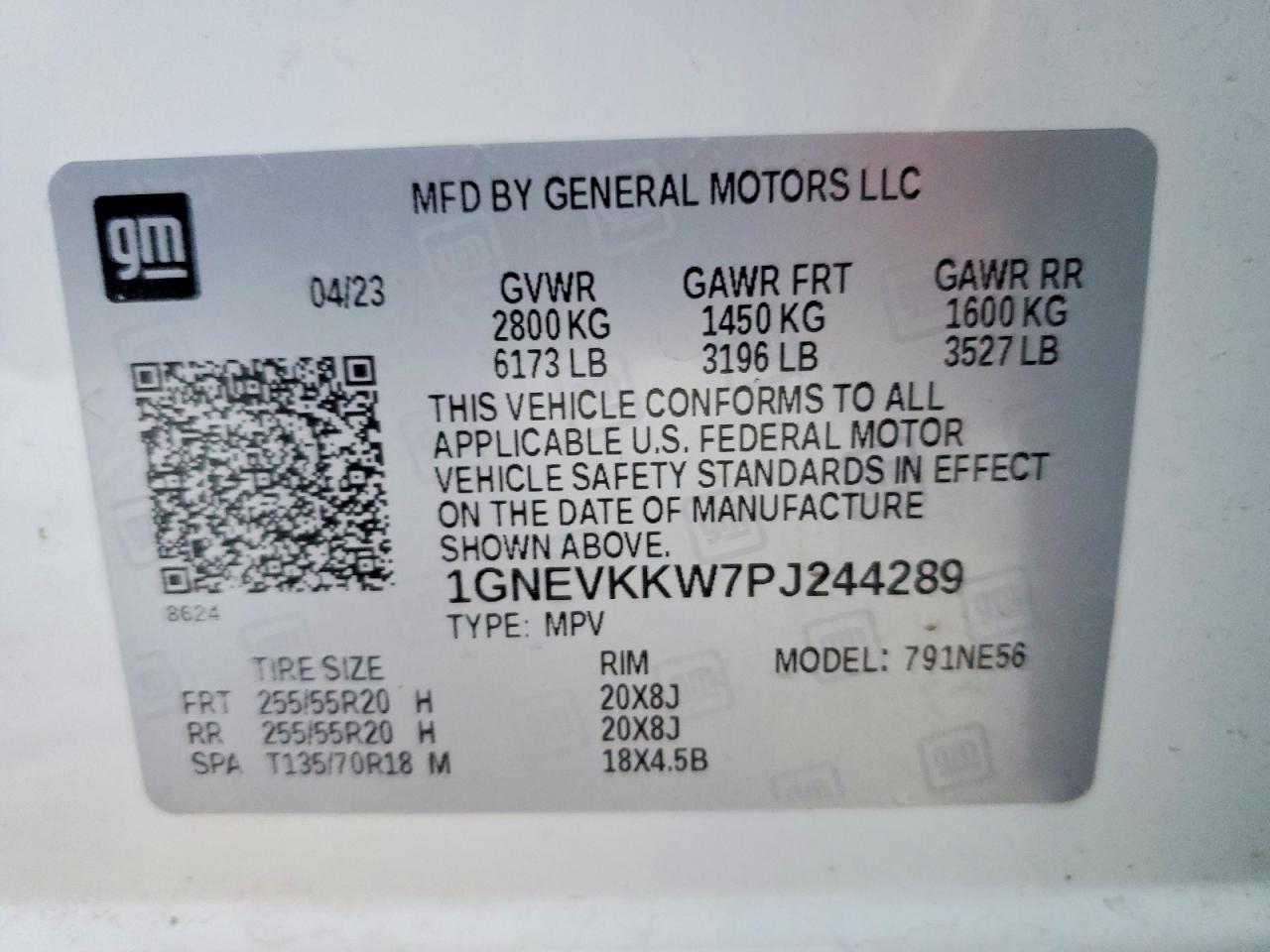 2023 CHEVROLET TRAVERSE PREMIER photo 13