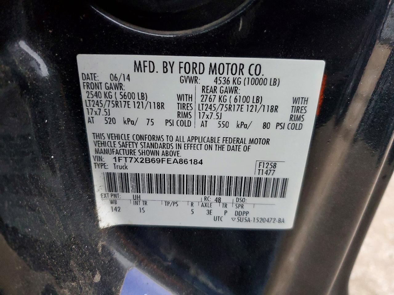 2015 FORD F250 SUPER DUTY photo 12