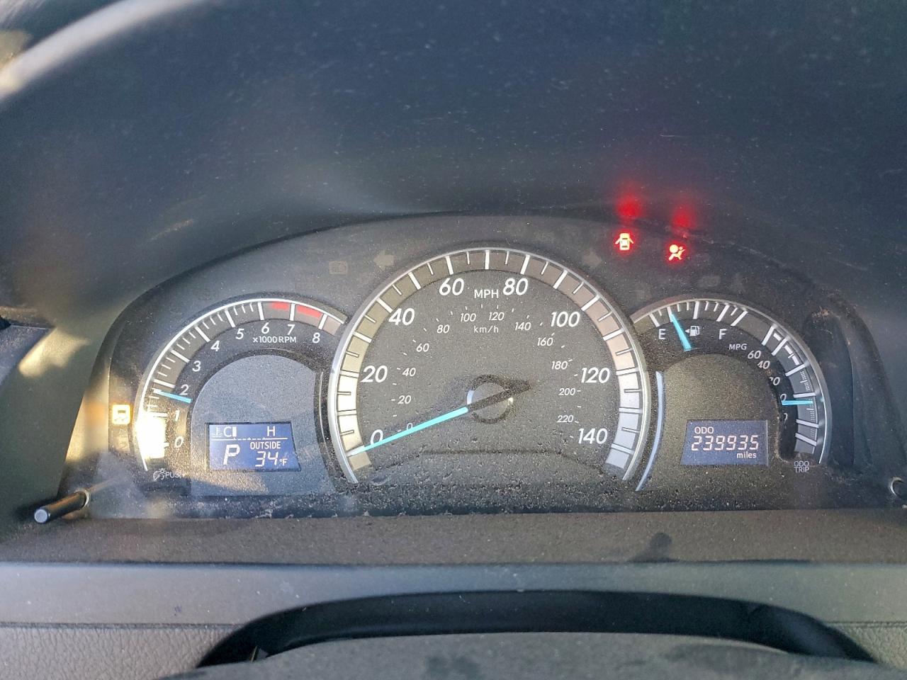 2012 TOYOTA CAMRY BASE photo 9