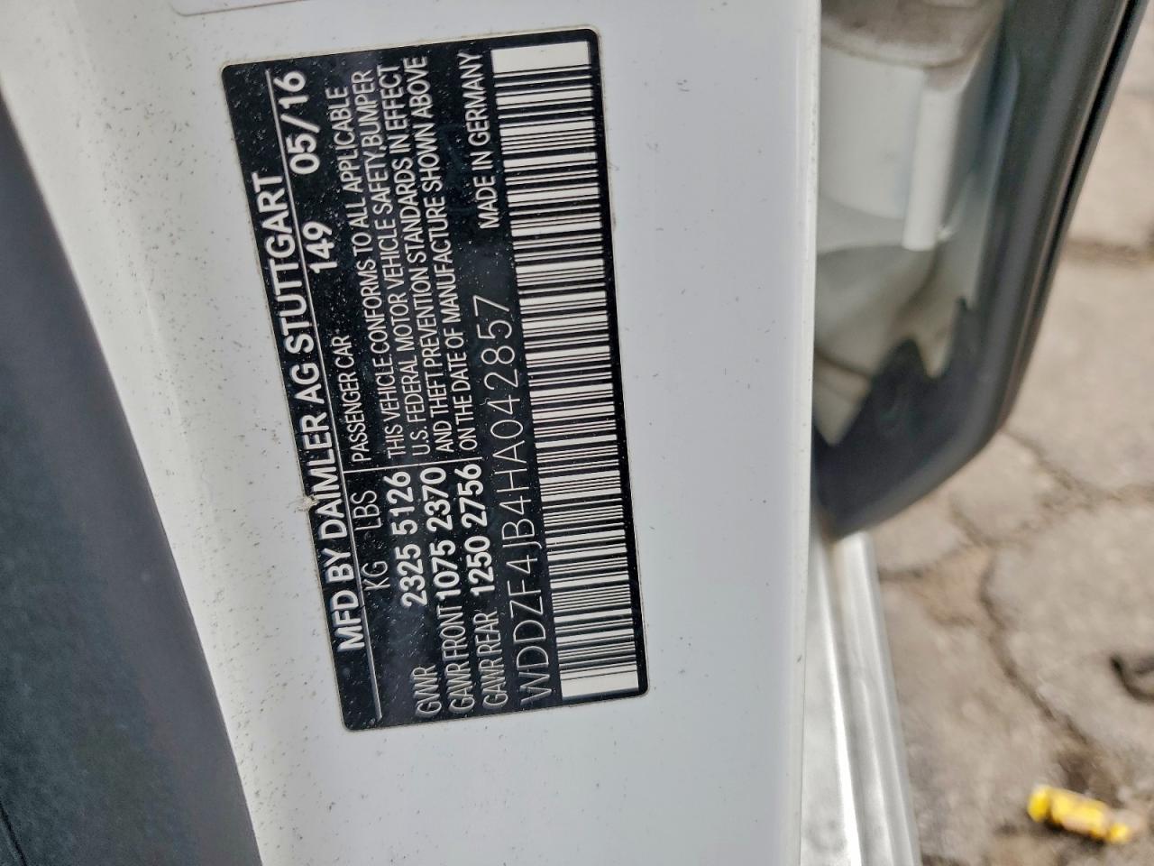 2017 MERCEDES-BENZ E 300 photo 12