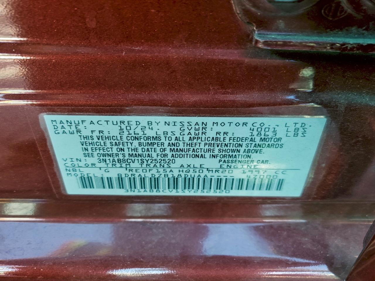 2025 NISSAN SENTRA SV photo 45