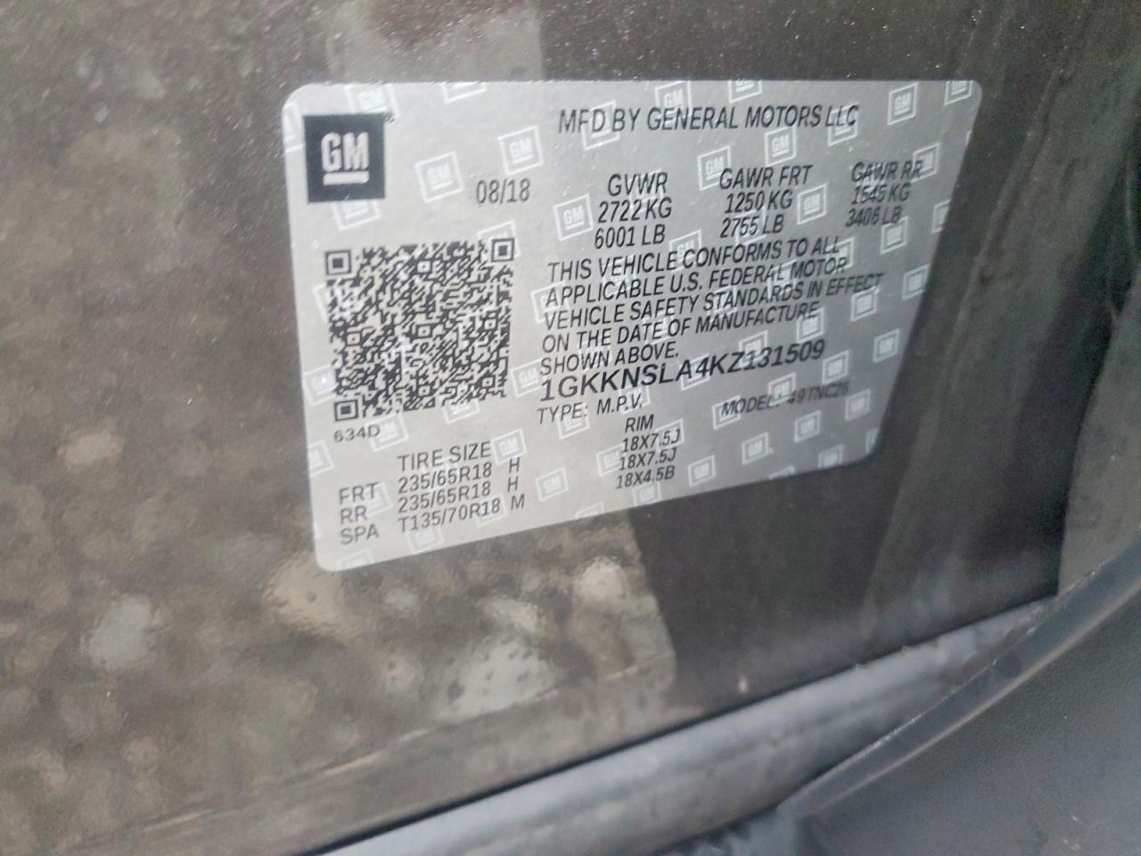 2019 GMC ACADIA SLE photo 14