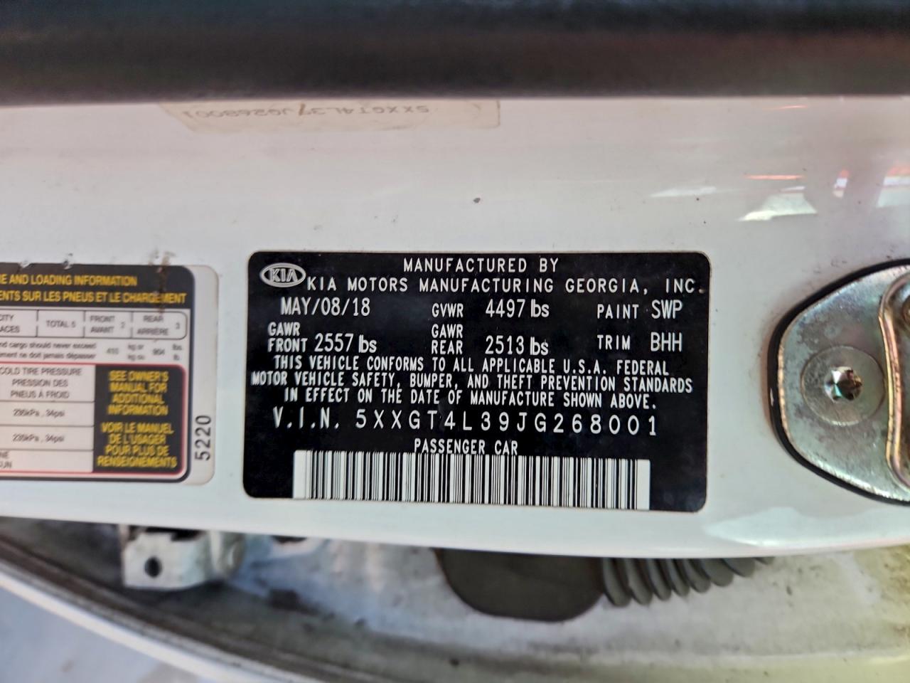 2018 KIA OPTIMA LX photo 12