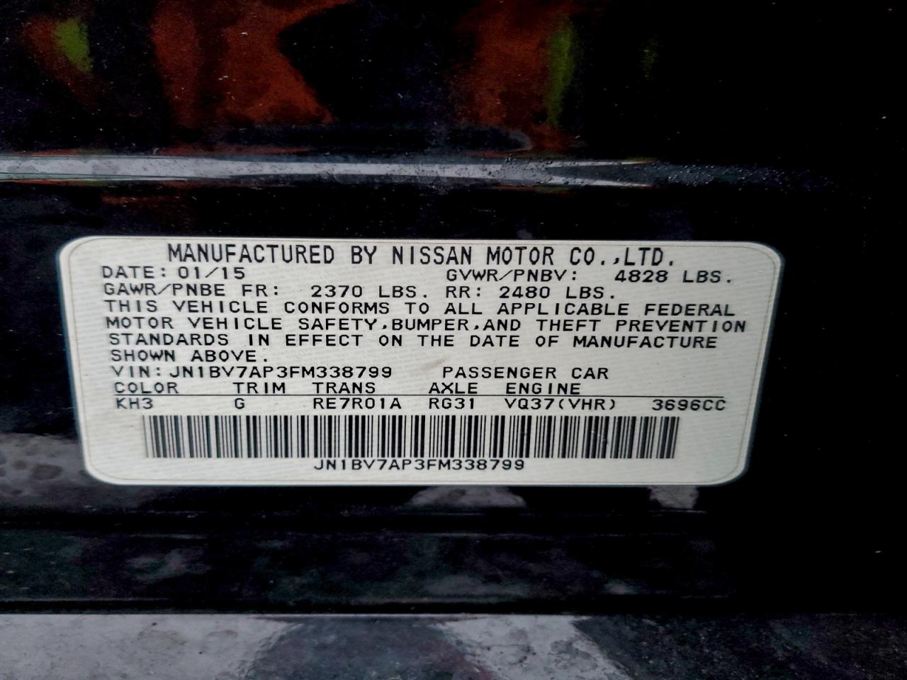 2015 INFINITI Q50 BASE photo 13