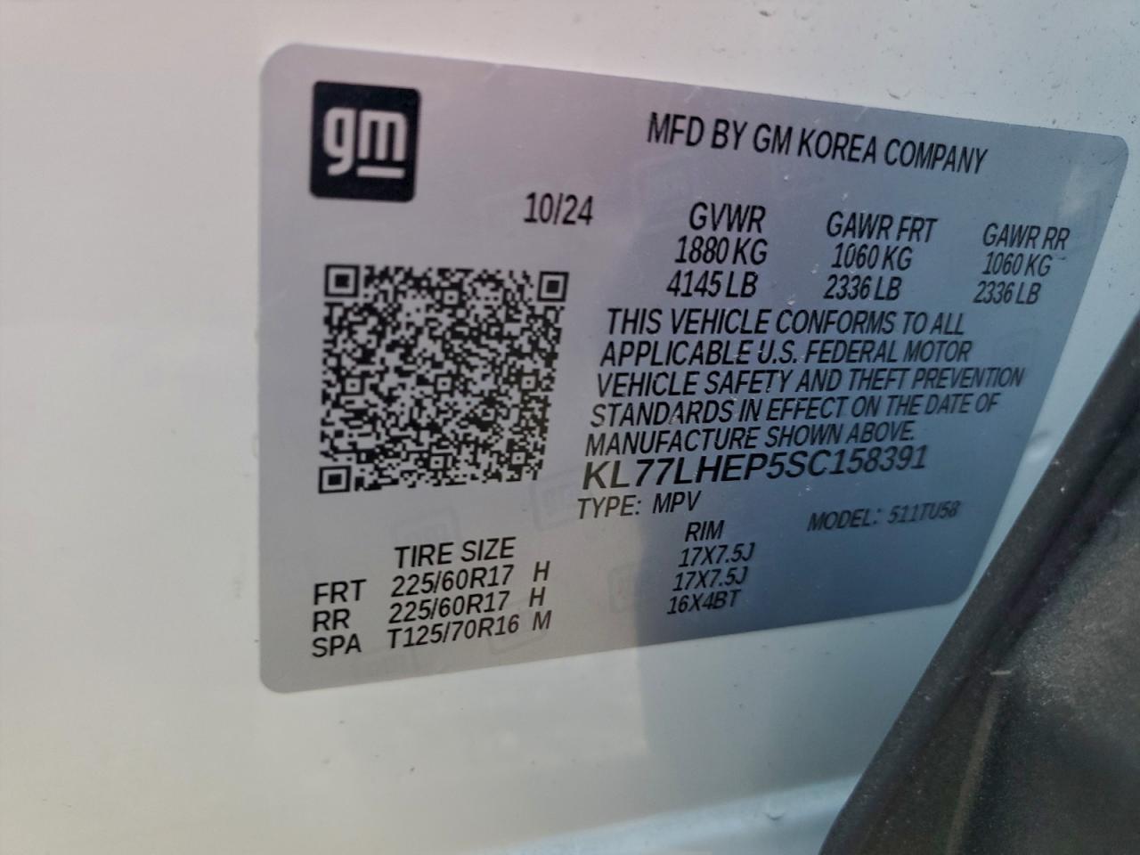 2025 CHEVROLET TRAX 1LT photo 14