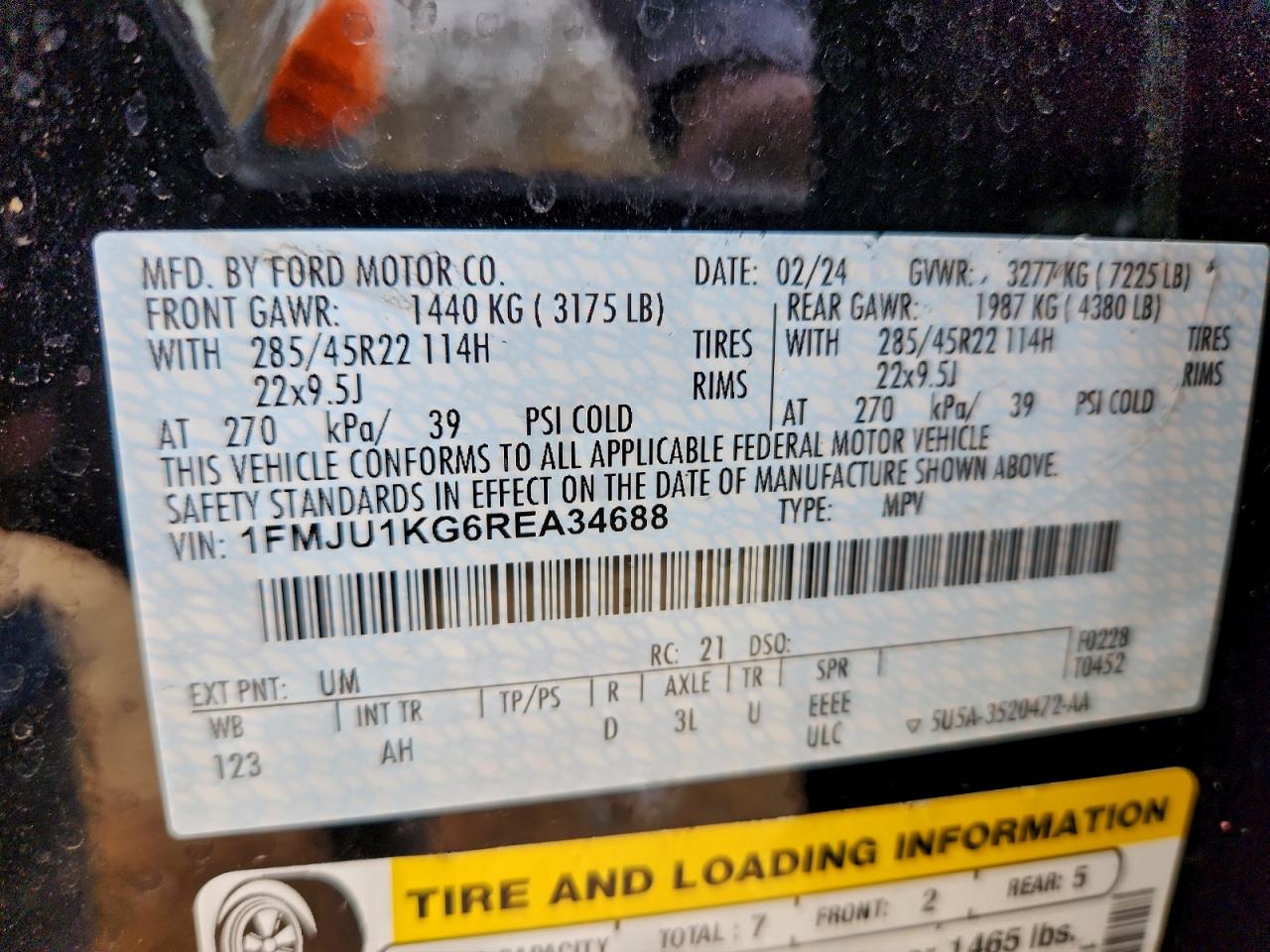 2024 FORD EXPEDITION LIMITED photo 13