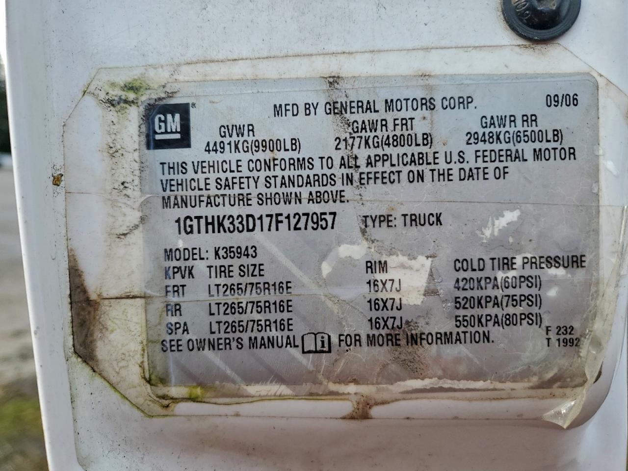2007 GMC NEW SIERRA K3500 photo 12