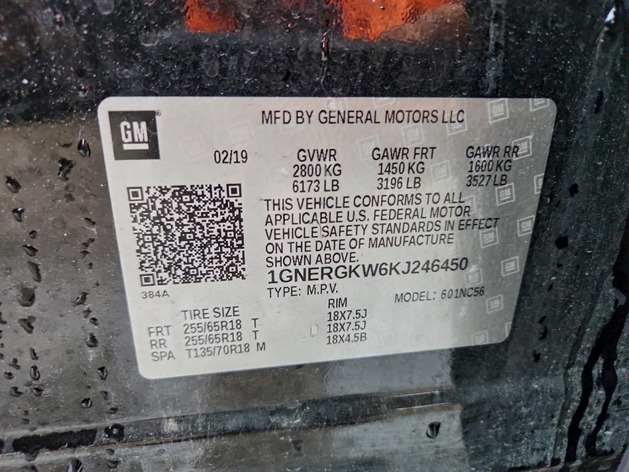 2019 CHEVROLET TRAVERSE LT photo 13